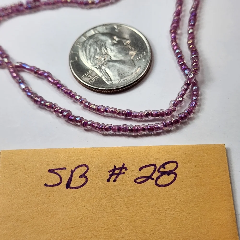 5/$10 Seed Bead 1 Single Strand Seed Beads Jewelry Making Supplies Crafts